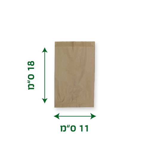 שקיות נייר חום מס 2 ארוז 500 שקיות בחבילה 